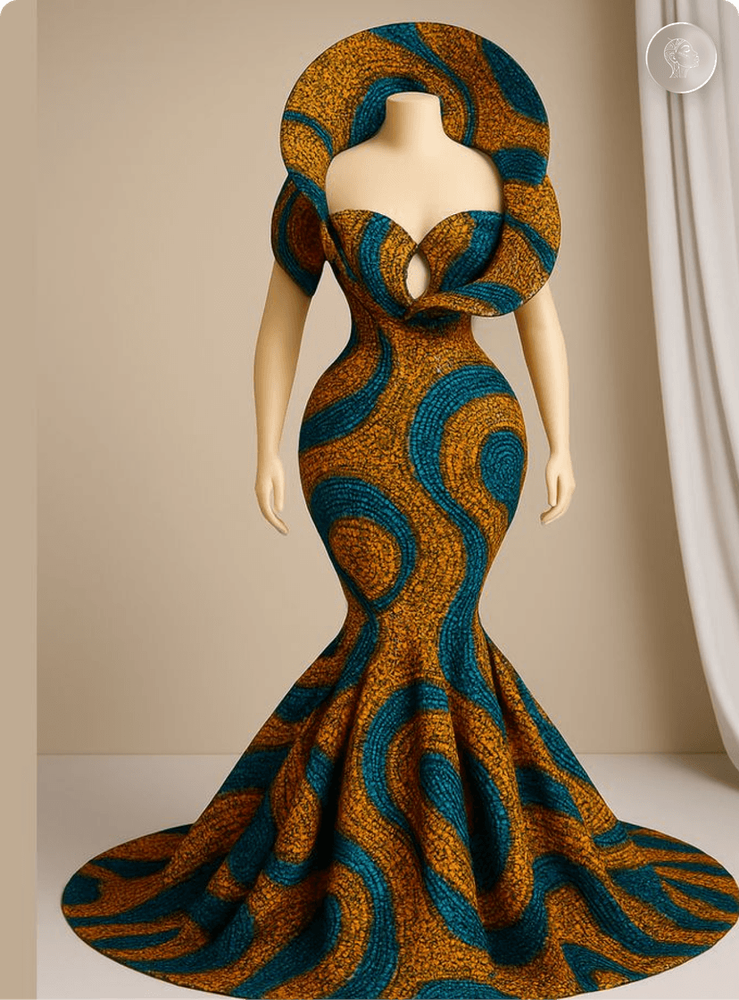 Ankara Kimono and Inner Set 4